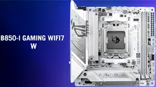 ROG STRIX B850-I Gaming WIFI7 W, o placa de bază ASUS pe … alb