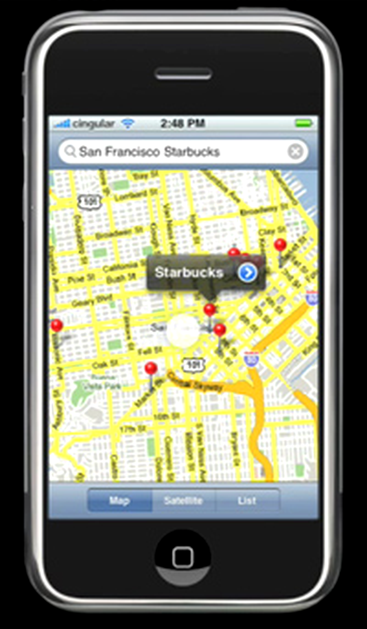 iPhone suporta Google Maps
