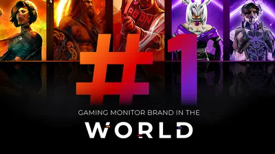 AGON by AOC își păstrează poziția de lider mondial pe segmentul monitoarelor de gaming pentru T1-T3 2024