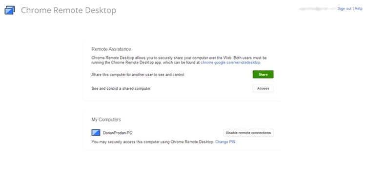 Un client Remote Desktop direct în browser