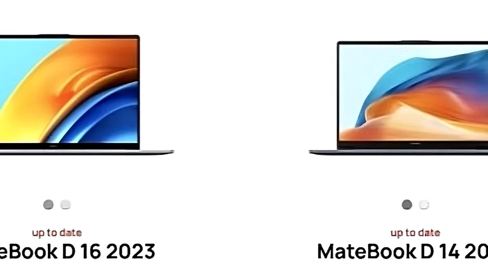 MateBook D14 și D16 2023, anunțate de Huawei în China cu procesoare Intel din generația 13