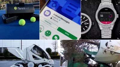 Go4News 15-19 ianuarie: Automobilul pliabil, smartwatch-ul de 200.000 de dolari, robotul care culege mingi de tenis, maşina care mută copaci şi Android Messages pe telefoanele Huawei