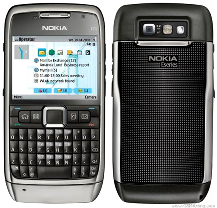 Nokia E71 - un telefon din clasa business cu tastatura QWERTY