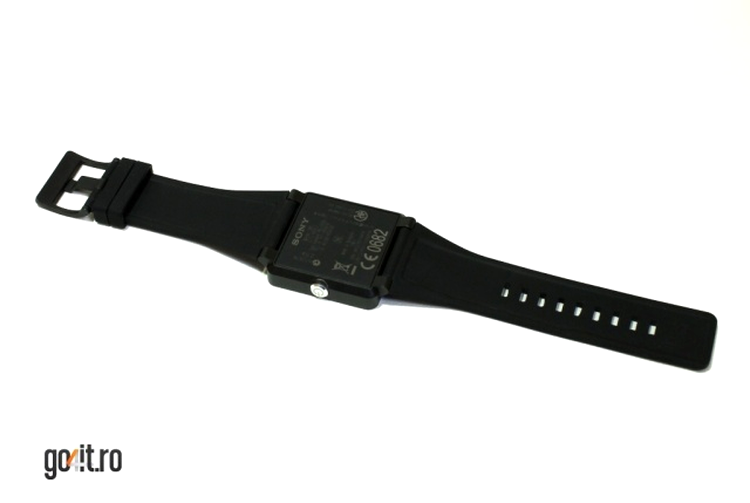 Sony SmartWatch 2 - zona de contact NFC este pe spatele ceasului