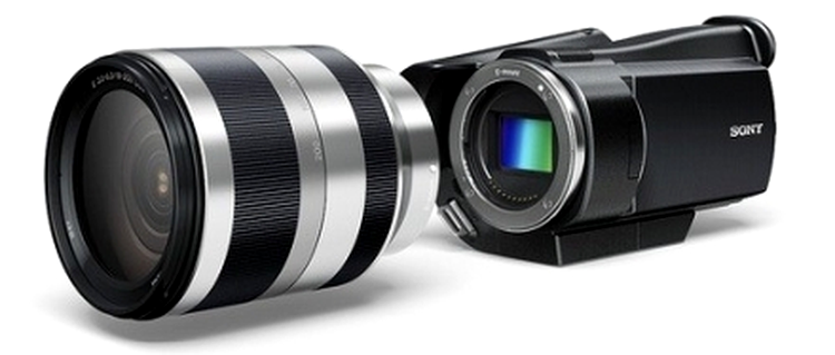 Camera video cu lentile interschimbabile, de la Sony