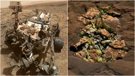 Roverul Curiosity a spart accidental o rocă pe Marte și a dezvăluit o mare surpriză: „Nu ar trebui să fie acolo”