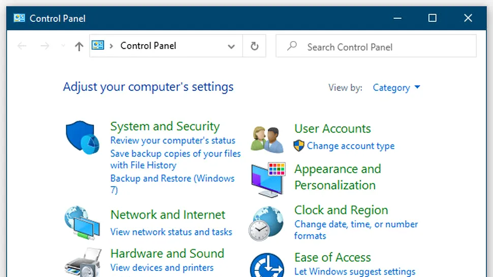 Noi modificări majore la Windows 10: celebrul Control Panel nu va mai fi niciodată la fel