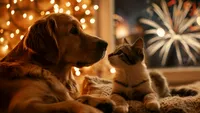 EXCLUSIV | Ce trăiesc animalele de companie în timpul artificiilor. Cum să-ți protejezi câinele sau pisica în noaptea de Revelion, potrivit medicului veterinar