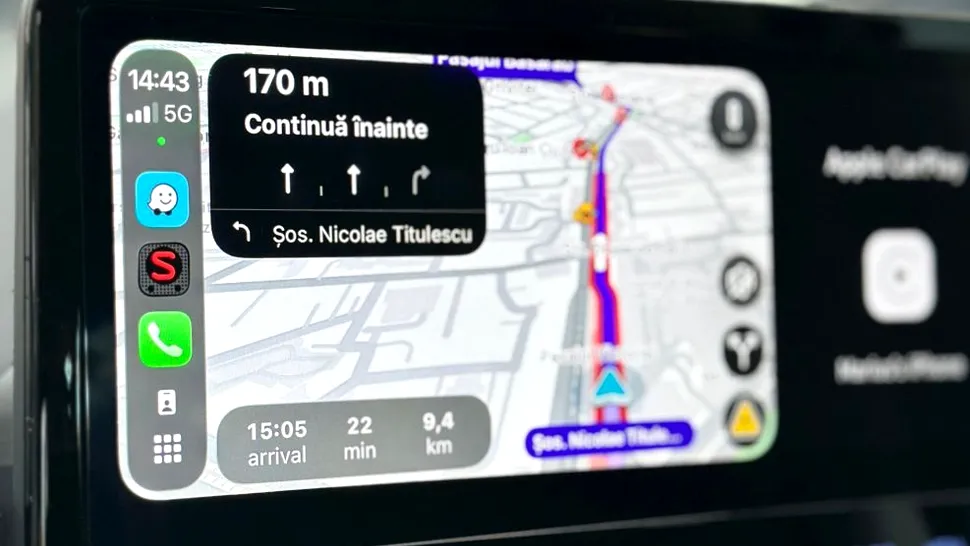 O nouă funcție misterioasă apare pe Waze în CarPlay. Utilizatorii încearcă să-i afle rostul