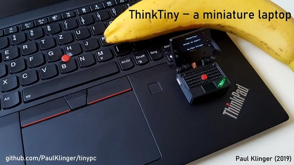 ThinkTiny: cel mai mic „laptop de gaming” din lume