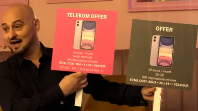 Telekom oferta de sărbători cu telefoane gratuite la abonament, vouchere Blue Air şi HBO inclus la serviciile de televiziune