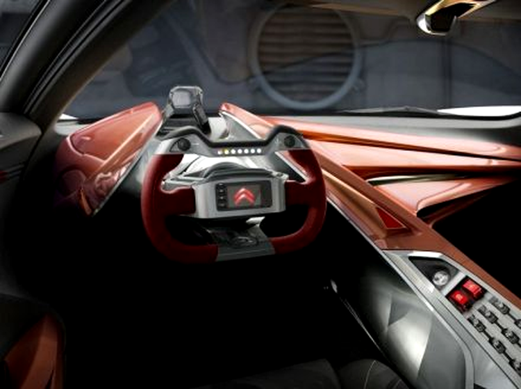 GTbyCITROEN - bordul futurist al maşinii