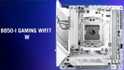 ROG STRIX B850-I Gaming WIFI7 W, o placa de bază ASUS pe ... alb