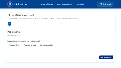 Statul cere ajutorul cetățenilor pentru reducerea birocrației prin lansarea platformei „Fără hârtie”