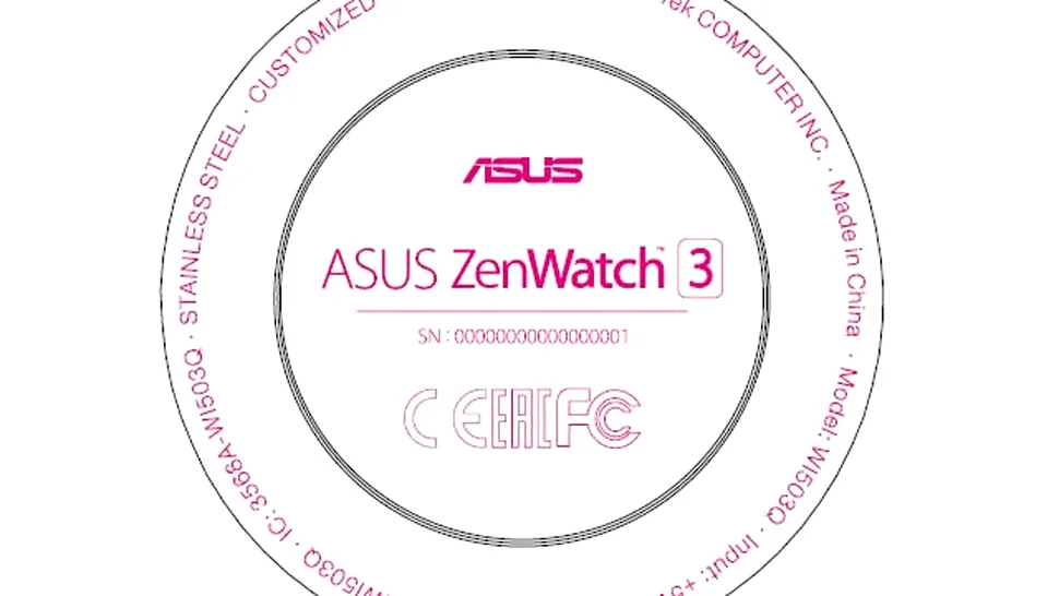 ZenWatch 3 ar putea fi lansat cu display rotund