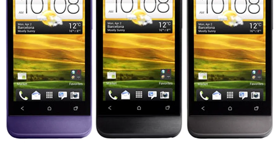 Două noi nuanţe pentru HTC One V: violet şi negru