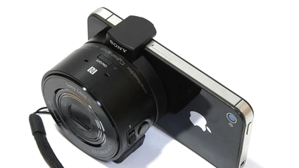 Sony QX10, o cameră foto de buzunar pentru telefonul mobil