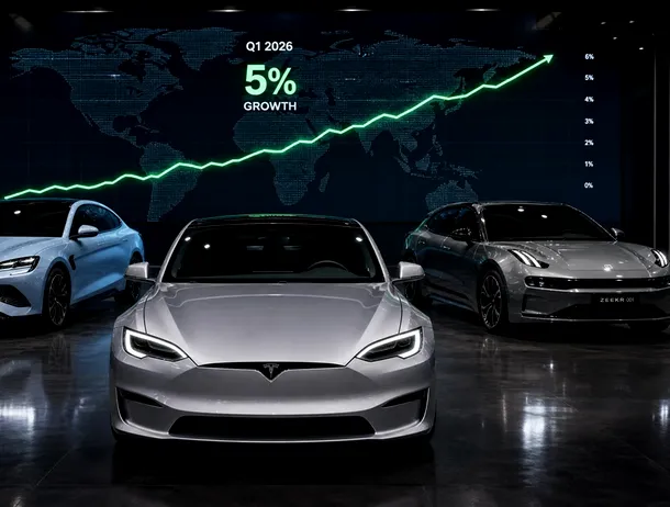 Piața mașinilor electrice (BEV) a crescut în primul trimestru din 2026. Tesla revine pe primul loc, iar China rămâne principalul motor al industriei