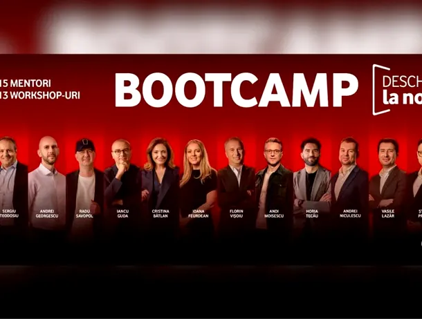 Vodafone Business lansează o nouă ediție a Bootcamp-ului Deschis la Nou: 2 zile de mentorat, 15 experți, 300 de antreprenori
