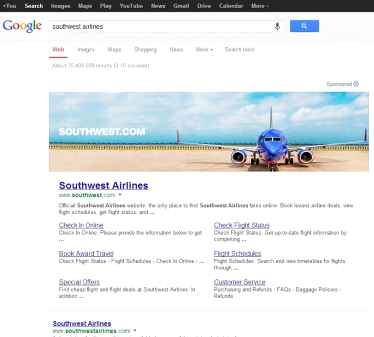Google introduce bannere cu reclame în pagina cu rezultate Google Search