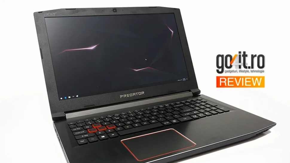 Acer Predator Helios 300 (PH315-51-78TP) review: gaming portabil pe procesor Coffee Lake
