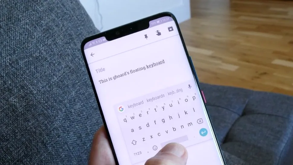 Google a adăugat un nou mod de afişare în tastatura Gboard