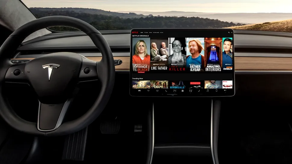 Tesla ar putea integra redare audio prin Wi-Fi folosind protocolul AirPlay de la Apple, dar nu CarPlay sau Android Auto