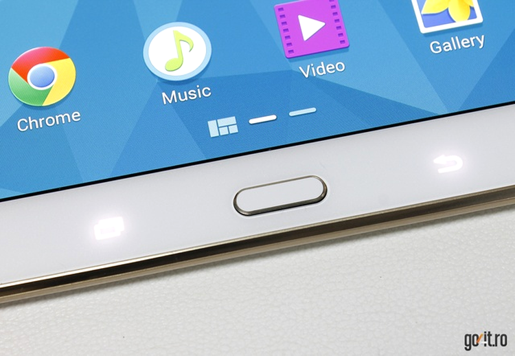 Samsung Galaxy Tab S 10.5 - senzorul pentru amprente este ascuns în butonul Home