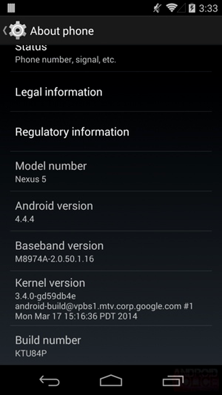 Google oferă actualizare la versiunea Android 4.4.4 pentru tablete şi telefoane Nexus