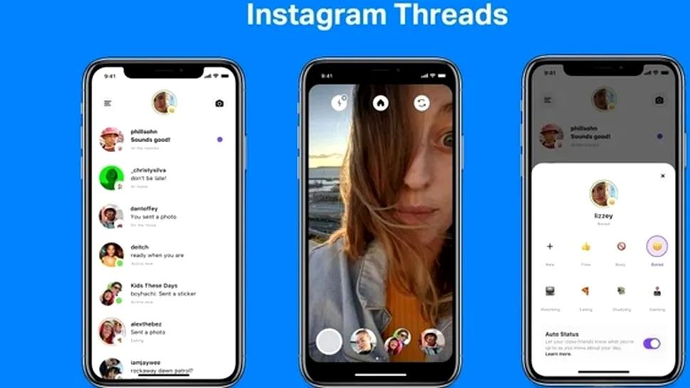 Facebook lansează Instagram Threads, o nouă aplicaţie de mesagerie dedicată prietenilor apropiaţi