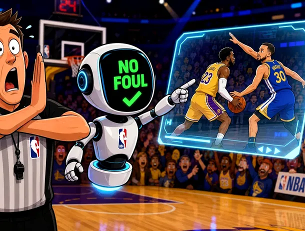 NBA pregătește introducerea inteligenței artificiale în arbitrajul meciurilor de baschet