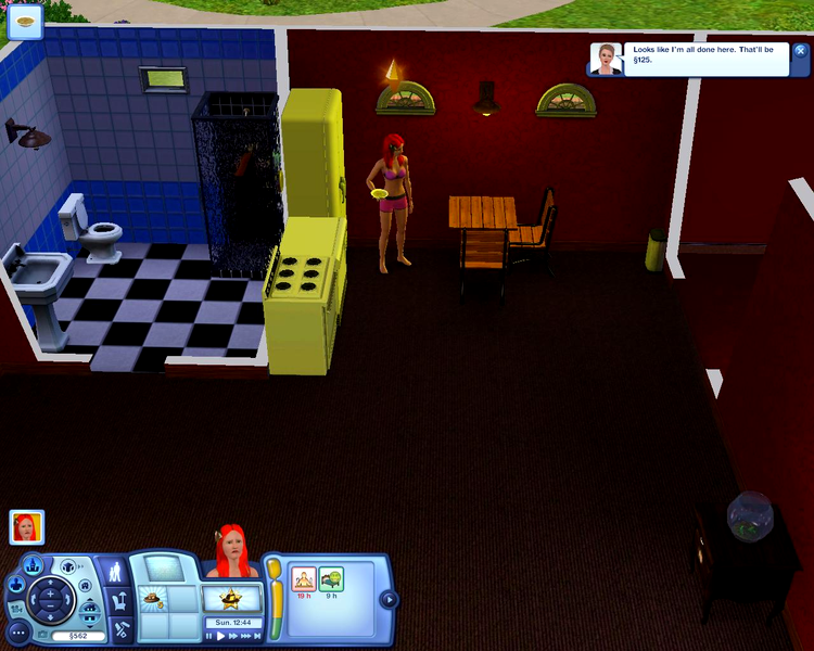 Casa interior SIMS 3