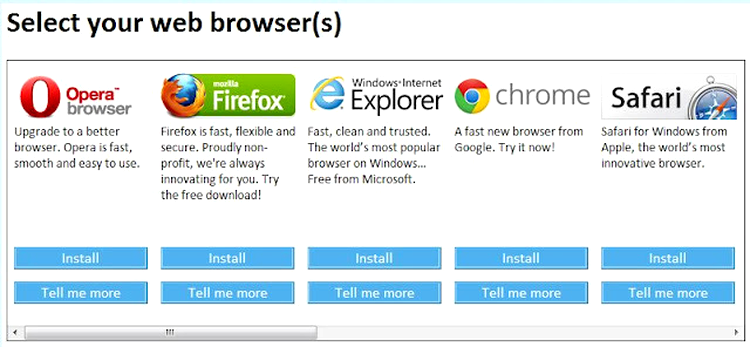 Microsoft oferă mai multă libertate în alegerea web browser-ului