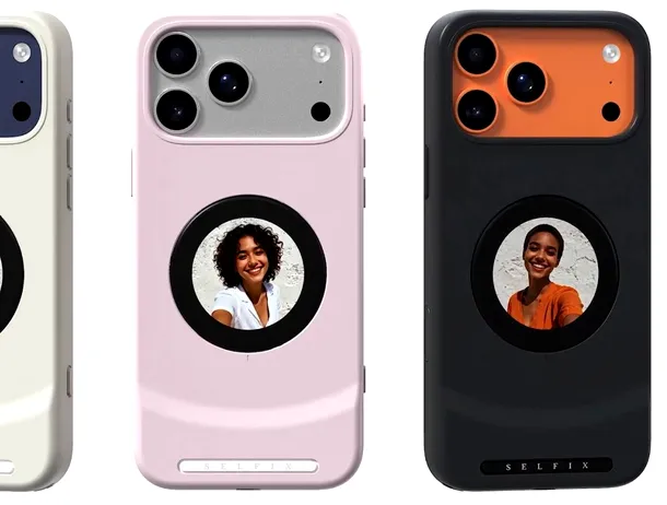 Faceți cunoștință cu Dockcase Selfix, husa cu ecran secundar pentru iPhone 17 Pro