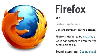 Firefox 15 a fost lansat oficial