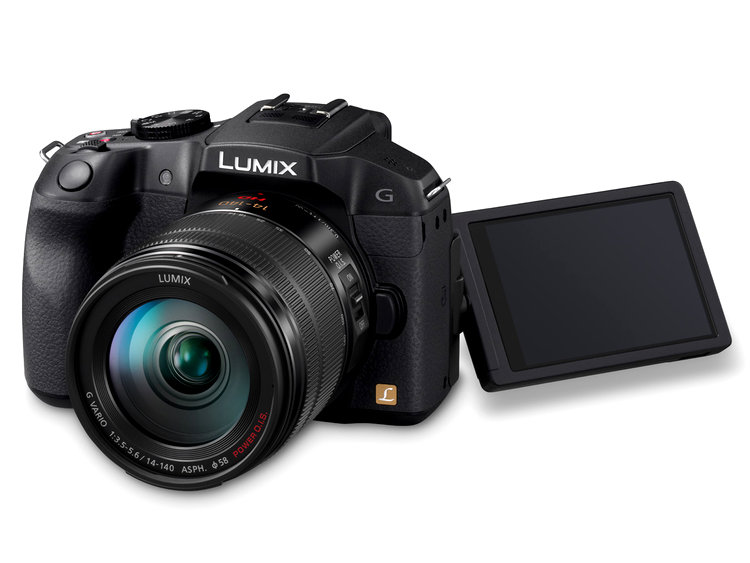 Panasonic Lumix GF6 - ecranul poate fi întors la 180°