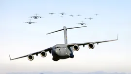 O aeronavă C-17 Globemaster III a plecat din România cu ajutoare pentru Venezuela