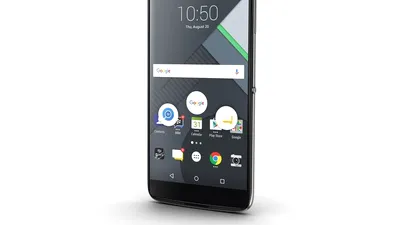 BlackBerry a lansat DTEK60 cu Snapdragon 820 şi construcţie din sticlă