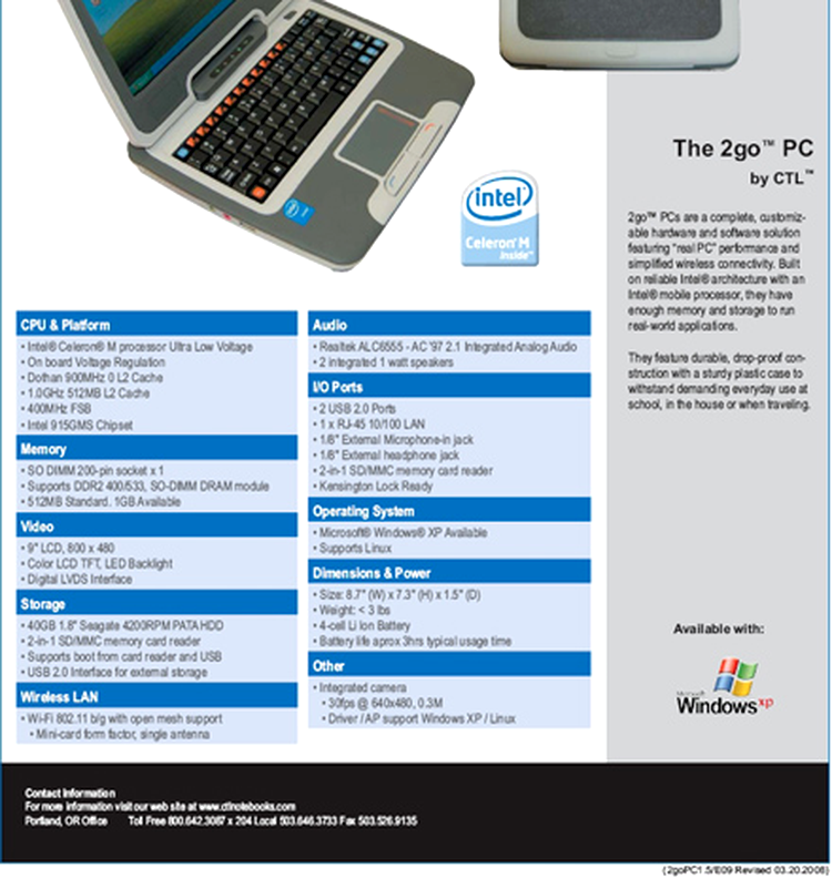 Intel 2go PC