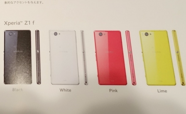 Sony Xperia Z1 f - opţiunile de culoare pentru carcasă