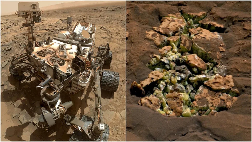 Roverul Curiosity a spart accidental o rocă pe Marte și a dezvăluit o mare surpriză: „Nu ar trebui să fie acolo”