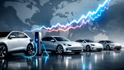 Piața mașinilor electrice crește în 2025: China domină, iar competiția se intensifică