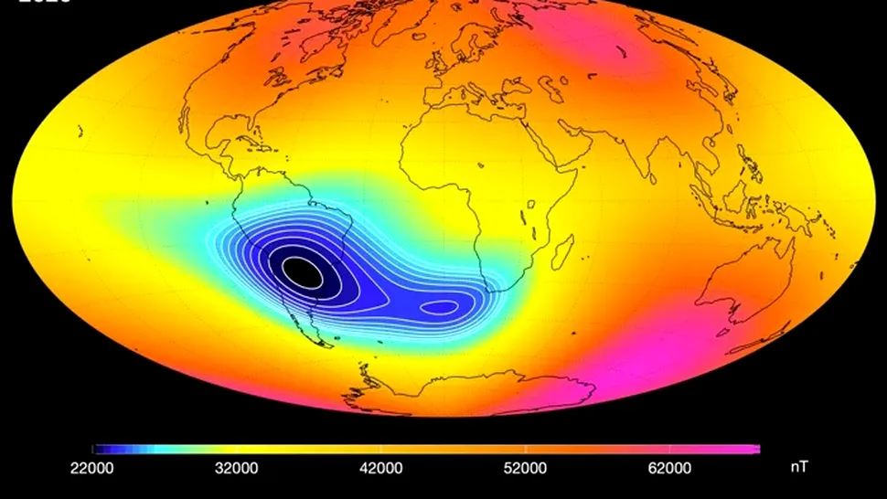 NASA cercetează o anomalie în câmpul magnetic al Pământului