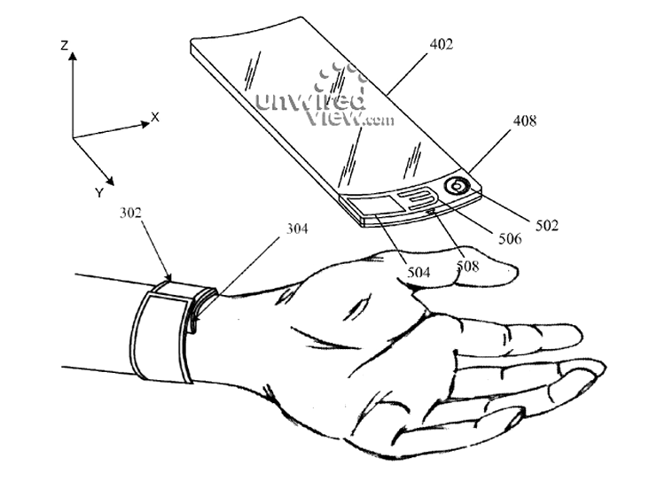 Patent pentru un ceas ce comunică cu smartphone-ul