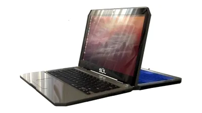 SOL Laptop - portabilul pentru drumeţii, cu baterie solară inclusă