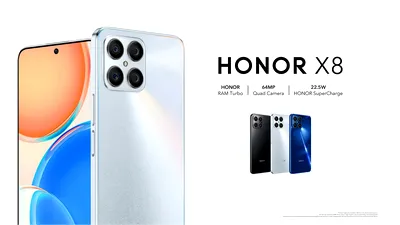 Honor lansează X8, un mid-range cu ecran mare și cameră de 64 megapixeli