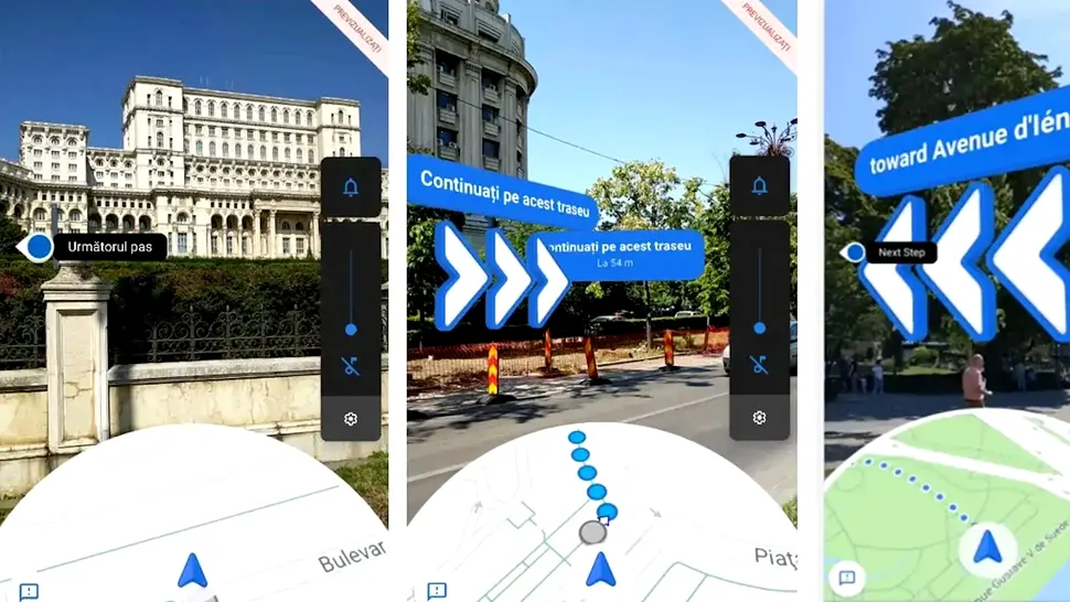 Google Maps Live View, aplicația pentru navigare GPS în modul Street View, primește îmbunătățiri