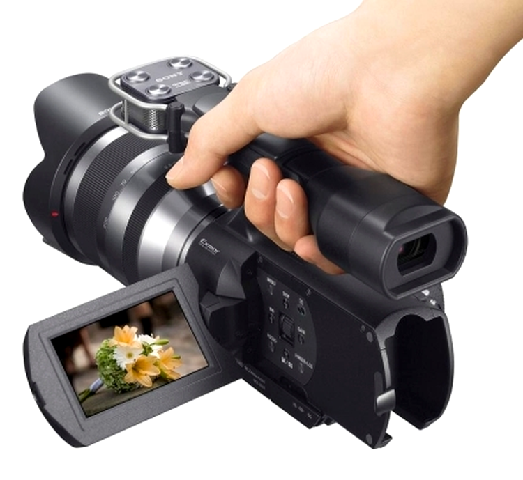 Sony NEX-VG10 - cameră video cu obiectiv detaşabil