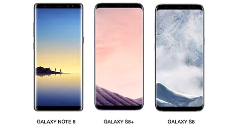 Samsung extinde actualizarea-surpriză pentru Galaxy S8 și Galaxy Note 8