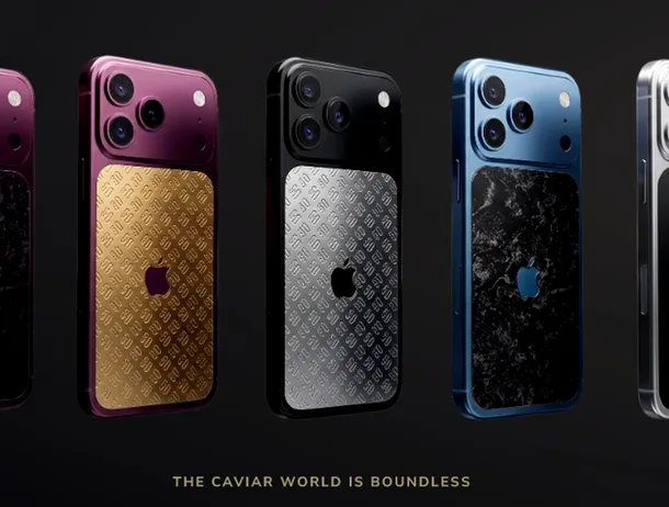 Contrast Edition, colecția ultra-luxoasă de iPhone 18 Pro cu aur de 24K, titan și fibră de carbon, lansată de Caviar
